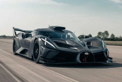 The Bugatti Bolide supercar is entering the testing phase